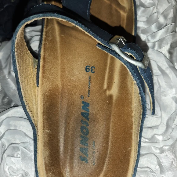 SANOSAN Women's Blue Sandals - Picture 4 of 4